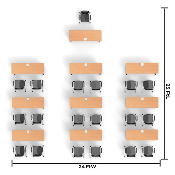 Teamwork Tables Person Training Meeting Seminar Tables Set Wayfair